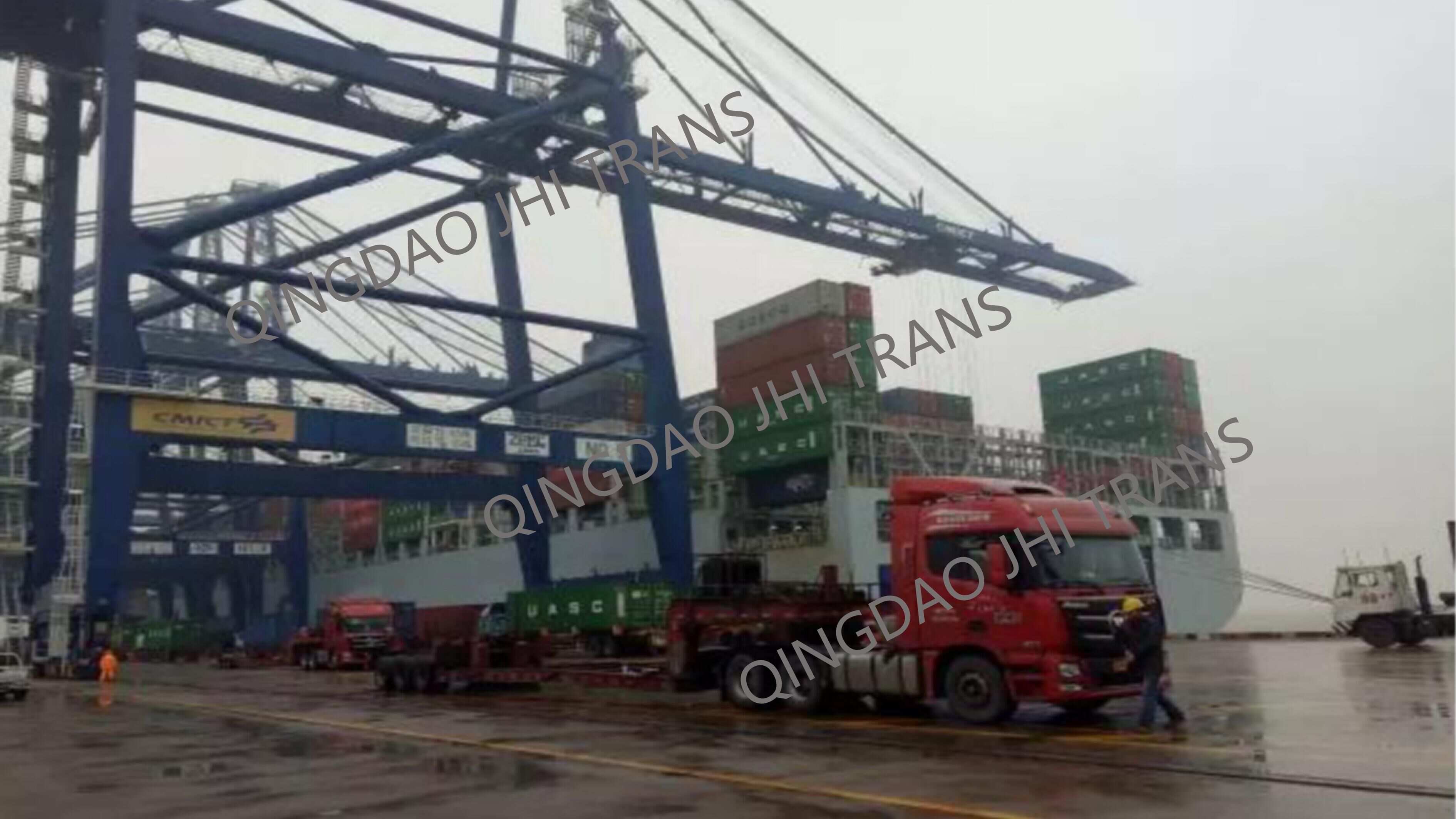 Directly unload from vessel to truck, military projects(图1)